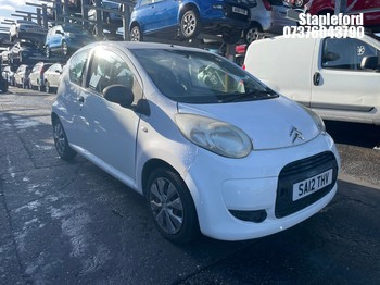 Location: Stapleford - 2012 CITROEN C1 VTR+ 3 Door Hatchback REG: SA12THV, Keys: Yes, MOT Expiry date: 14/12/2026, 998 Petrol, 5 Speed Manual Petrol, Former Keepers: 9