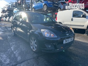 Location: Stapleford - 2009 FORD FIESTA ZETEC BLUE 5 Door Hatchback REG: DN58ODB, Keys: Yes, MOT Expiry date: 02/11/2026, 1242 Petrol, 5 Speed Manual Petrol, Former Keepers: 5