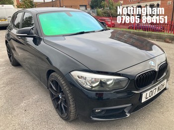 Location: Nottingham - 2017 BMW 118I SE AUTO 5 Door Hatchback REG: LO17NOH, 1499 Petrol, 8 Speed Auto Petrol, Former Keepers: 9, Keys: Yes, MOT Expiry date: 16/08/2027