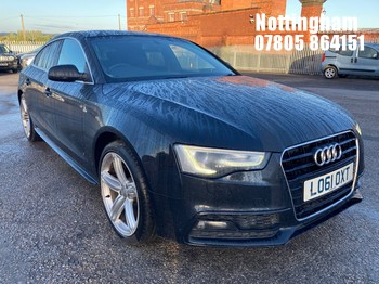 Location: Nottingham - 2012 AUDI A5 S LINE TFSI 5 Door Hatchback REG: LO61OXT, 1798 Petrol, 6 Speed Manual Petrol, Former Keepers: 5, Keys: Yes, MOT Expiry date: 29/01/2027