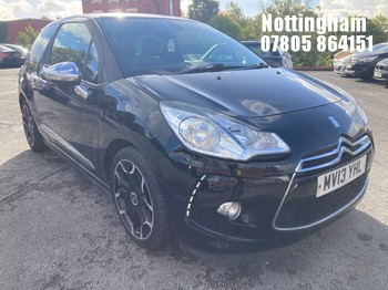 Location: Nottingham - 2013 CITROEN DS3 AIRDREAM DSPORT PLUS 3 Door Hatchback REG: MV13YHL, 1560cc Diesel, 6 Speed Manual Diesel, Former Keepers: 1, Keys: Yes, MOT Expiry date: 10/02/2027