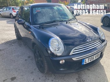 Location: Nottingham - 2005 MINI MINI COOPER 3 Door Hatchback REG: LT05VRU, 1598cc Petrol, 5 Speed Manual Petrol, Former Keepers: 2, Keys: Yes, MOT Expiry date: 24/06/2027