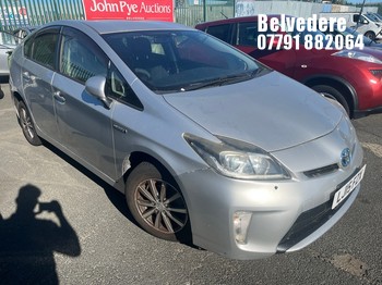 Location: BELVEDERE - 2015 TOYOTA PRIUS HYBRID 5 Door Hatchback REG: LJ15FZX, 1798cc Hybrid Electric, Automatic, Former Keepers: 1, Keys: No, MOT: Expiry date24.03.2027