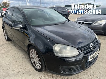 Location: Belvedere - 2008 VOLKSWAGEN GOLF GT SPORT TSI 140 S-A 5 Door Hatchback REG: MM08ZHB, 1390cc Petrol, 6 Speed Semi Auto Petrol, Former Keepers: 9, Keys: Yes, MOT Expiry date: 10.05.2027