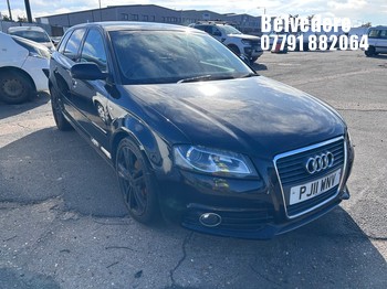 Location: Belvedere - 2011 AUDI A3 S LINE SP EDTN TDI 138 5 Door Hatchback REG: PJ11WNV, Keys: No, MOT Expiry date: 25/08/2026, 1968 Diesel, 6 Speed Manual Diesel, Former Keepers: 4