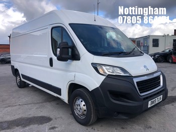 Location: Nottingham - 2019 PEUGEOT BOXER 335 PRO L3H2 BLUE H PANEL VAN REG: BW19TLN, 1997cc DIESEL, 6 SPEED MANUAL DIESEL, Former Keepers: 3, Keys: Yes, MOT Expiry date: 20/08/2027