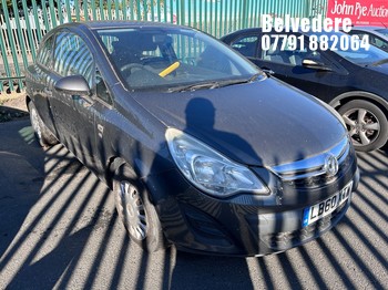 Location: Belvedere - 2011 VAUXHALL CORSA S S-A 3 Door Hatchback REG: LB60XTW, Keys: No, MOT Expiry date: 20/02/2026, 1229 Petrol, 5 Speed Semi Auto Petrol, Former Keepers: 6