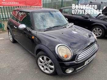 Location: Belvedere - 2009 MINI ONE AUTO 3 Door Hatchback REG: LM09ACZ, Keys: No, MOT Expiry date: 23/04/2027, 1397 Petrol, 6 Speed Auto Petrol, Former Keepers: 8