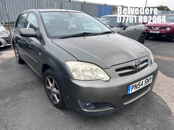 Location: Belvedere - 2004 TOYOTA COROLLA TSPIRIT VVTI AUTO 5 Door Hatchback REG: PN54SNY, Keys: No, MOT Expiry date: 14/09/2026, 1598 Petrol, 4 Speed Auto Petrol, Former Keepers: 5