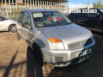 Location: Edinburgh - 2007 FORD FUSION STYLE CLIMATE TDCI 5 Door Hatchback REG: SP57XMU, Keys: No, MOT Expiry date: 16/04/2026, 1399 Diesel, 5 Speed Manual Diesel, Former Keepers: 5