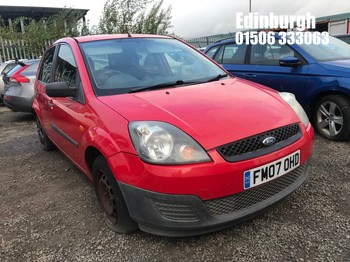 Location: Edinburgh - 2007 FORD FIESTA STUDIO 5 Door Hatchback REG: FM07OHD, Keys: No, MOT Expiry date: 28/05/2026, 1242 Petrol, 5 Speed Manual Petrol, Former Keepers: 5