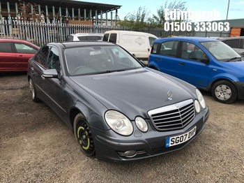 Location: Edinburgh - 2007 MERCEDES E320 CDI SPORT AUTO 4 Door Saloon REG: SG07DVP, Keys: No, MOT Expiry date: 10/07/2026, 2987 Diesel, 7 Speed Auto Diesel, Former Keepers: 7