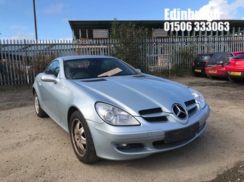 Location: Edinburgh - 2006 MERCEDES SLK 200 KOMPRESSOR AUTO Convertible REG: YC56UZD, Keys: No, MOT Expiry date: 29/11/2019, 1796 Petrol, 5 Speed Auto Petrol, Former Keepers: 1