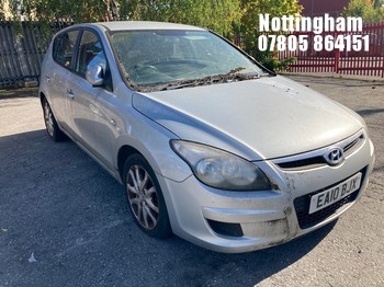 Location: Nottingham - 2010 HYUNDAI I30 COMFORT 5 Door Hatchback REG: EA10BJX, Keys: No, MOT Expiry date: 02/07/2025, 1591 Petrol, 5 Speed Manual Petrol, Former Keepers: 4