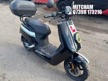 Location: Mitcham - 2019 NIU NGT Scooter REG: GL19YLH, 0cc Electric, AUTOMATIC, Former Keepers: 0, Keys: Yes, MOT Expiry date: 21/10/2026