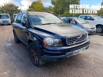 Location: MITCHAM - 2007 VOLVO XC90 SE AWD A Estate REG: NA07TBY, 3192cc Petrol, 6 Speed Auto Petrol, Former Keepers: 6, Keys: No, MOT: Expiry date01/01/2027