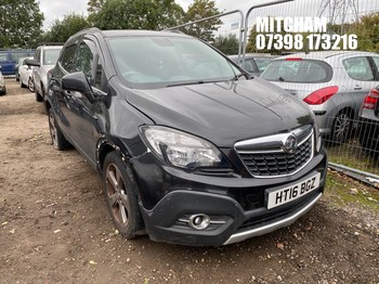 Location: Mitcham - 2016 VAUXHALL MOKKA SE TURBO AUTO 5 Door Hatchback REG: HT16BGZ, Keys: No, MOT Expiry date: 30/05/2026, 1364 Petrol, 6 Speed Auto Petrol, Former Keepers: 5