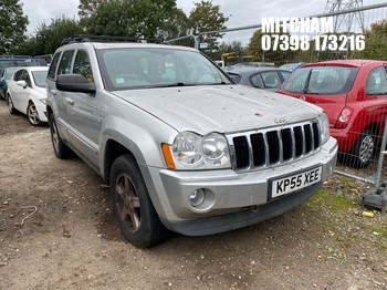 Location: Mitcham - 2005 JEEP GRAND CHEROKEE CRD LTD A Estate REG: KP55XEE, Keys: No, MOT Expiry date: 29/01/2027, 2985 Diesel, 5 Speed Auto Diesel, Former Keepers: 5