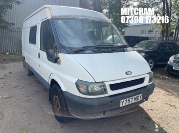 Location: Mitcham - 2001 FORD TRANSIT 350 LWB TD Panel Van REG: Y757MDY, Keys: No, MOT Expiry date: 20/03/2026, 2402 Diesel, 5 Speed Manual Diesel, Former Keepers: 2