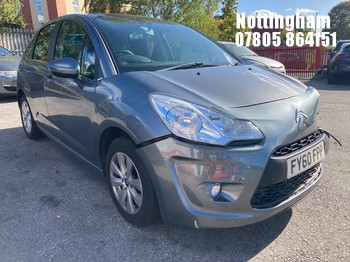 Location: Nottingham - 2010 CITROEN C3 VTR+ HDI 5 Door Hatchback REG: FY60FPP, Keys: No, MOT Expiry date: 23/10/2026, 1398 Diesel, 5 Speed Manual Diesel, Former Keepers: 9