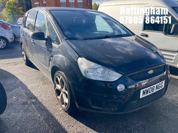 Location: Nottingham - 2008 FORD S-MAX LX TDCI 6G MPV REG: MW08NGG, Keys: No, MOT Expiry date: 29/04/2026, 1997 Diesel, 6 Speed Manual Diesel, Former Keepers: 5