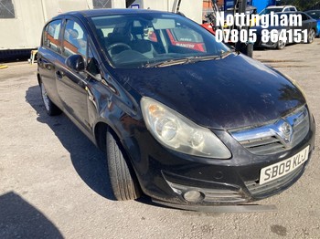 Location: Nottingham - 2009 VAUXHALL CORSA DESIGN 5 Door Hatchback REG: SB09KLJ, Keys: No, MOT Expiry date: 30/10/2025, 1229 Petrol, 5 Speed Manual Petrol, Former Keepers: 7