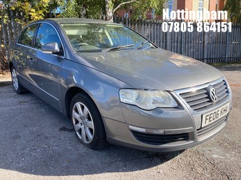 Location: Nottingham - 2006 VOLKSWAGEN PASSAT SE TDI 140 4 Door Saloon REG: FE06KHA, Keys: No, MOT Expiry date: 24/03/2026, 1968 Diesel, 6 Speed Manual Diesel, Former Keepers: 4