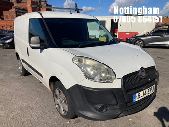 Location: Nottingham - 2014 FIAT DOBLO 16V MULTIJET Panel Van REG: BL14EPJ, Keys: No, MOT Expiry date: 16/07/2026, 1248 Diesel, 5 Speed Manual Diesel, Former Keepers: 8