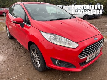 Location: Peterborough - 2015 FORD FIESTA ZETEC TURBO 3 DOOR HATCHBACK REG: YJ15UGP, 998cc PETROL, 5 SPEED MANUAL PETROL, Former Keepers: 1, Keys: Yes, MOT Expiry date: 24/06/2027