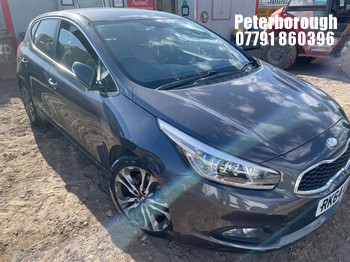 Location: Peterborough - 2014 KIA CEED 4 ECODYNAMICS CRDI 5 Door Hatchback REG: RK64LGX, Keys: No, MOT Expiry date: 07/08/2026, 1582 Diesel, 6 Speed Manual Diesel, Former Keepers: 8