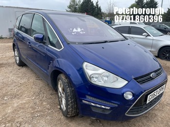 Location: Peterborough - 2013 FORD S-MAX TITANIUM TDCI 161 A MPV REG: GX63OPH, Keys: No, MOT Expiry date: 03/08/2026, 1997 Diesel, 6 Speed Auto Diesel, Former Keepers: 5