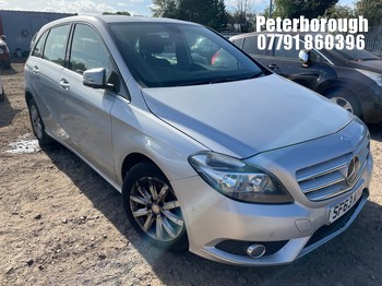 Location: Peterborough - 2013 MERCEDES-BENZ B200 BLUEEFFICIENCY SE CD MPV REG: SF63NYO, Keys: No, MOT Expiry date: 16/09/2026, 1796 Diesel, 7 Speed Auto Diesel, Former Keepers: 3