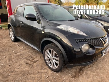 Location: Peterborough - 2012 NISSAN JUKE TEKNA DCI 5 Door Hatchback REG: VE62HHX, Keys: No, MOT Expiry date: 15/09/2025, 1461 Diesel, 6 Speed Manual Diesel, Former Keepers: 6