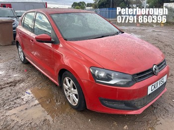 Location: Peterborough - 2011 VOLKSWAGEN POLO SE 85 S-A 5 Door Hatchback REG: CK11VSL, Keys: No, MOT Expiry date: 21/11/2025, 1390 Petrol, 7 Speed S-Auto Petrol, Former Keepers: 3