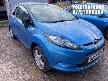 Location: Peterborough - 2009 FORD FIESTA STYLE PLUS 80 3 Door Hatchback REG: SJ59MZD, Keys: No, MOT Expiry date: 27/01/2027, 1242 Petrol, 5 Speed Manual Petrol, Former Keepers: 5