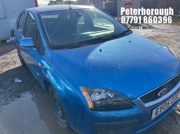 Location: Peterborough - 2005 FORD FOCUS TITANIUM 5 Door Hatchback REG: GY05ZDC, Keys: No, MOT Expiry date: 06/11/2025, 1999 Petrol, 5 Speed Manual Petrol, Former Keepers: 10