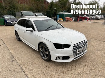 Location: Brentwood - 2016 AUDI A4 S LINE TDI S-A Estate REG: KC16LGO, Keys: No, MOT Expiry date: 26/08/2023, 1968 Diesel, 7 Speed S-Auto Diesel, Former Keepers: 5