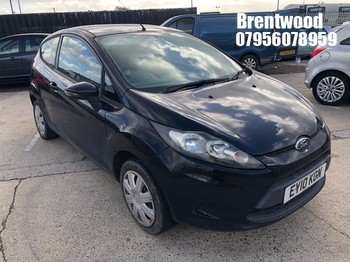 Location: Brentwood - 2010 FORD FIESTA EDGE 3 Door Hatchback REG: EY10KGN, Keys: No, MOT Expiry date: 04/12/2026, 1242 Petrol, 5 Speed Manual Petrol, Former Keepers: 5