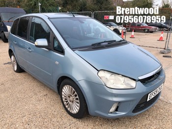 Location: Brentwood - 2009 FORD C-MAX TITANIUM TDCI S-A MPV REG: EF59CKX, Keys: No, MOT Expiry date: 20/11/2025, 1997 Diesel, 6 Speed Semi Auto Diesel, Former Keepers: 8