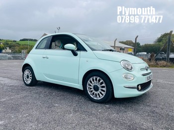 Location: Plymouth - 2016 FIAT 500 LOUNGE TWINAIR 3 DOOR HATCHBACK REG: WJ16GUF, 875 PETROL, MANUAL, Former Keepers: 4, Keys: Yes, MOT Expiry date: 26/05/2027