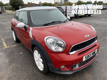 Location: South Wales - 2013 MINI PACEMAN COOPER S ALL4 Coupe REG: SD13HWC, 1598cc Petrol, 6 Speed Manual Petrol, Former Keepers: 8, Keys: Yes, MOT Expiry date: 28/01/2025