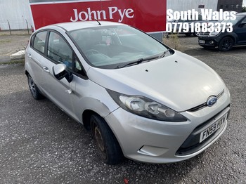 Location: South Wales - 2009 FORD FIESTA STYLE 82 5 Door Hatchback REG: FN59HXW, Keys: No, MOT Expiry date: 15/01/2027, 1242 Petrol, 5 Speed Manual Petrol, Former Keepers: 2