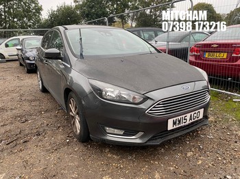 Location: Mitcham - 2015 FORD FOCUS TITANIUM TDCI 5 Door Hatchback REG: MW15AGO, Keys: No, MOT Expiry date: 31/07/2026, 1499 Diesel, 6 Speed Manual Diesel, Former Keepers: 5