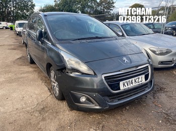 Location: Mitcham - 2014 PEUGEOT 5008 ALLURE HDI AUTO MPV REG: KV14KZJ, Keys: No, MOT Expiry date: 15/03/2025, 1997 Diesel, 6 Speed Auto Diesel, Former Keepers: 8