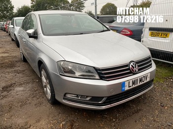 Location: Mitcham - 2011 VOLKSWAGEN PASSAT SE BLUEMOTION TECH 4 Door Saloon REG: LM11MOV, Keys: No, MOT Expiry date: 28/02/2026, 1390 Petrol, 6 Speed Manual Petrol, Former Keepers: 2