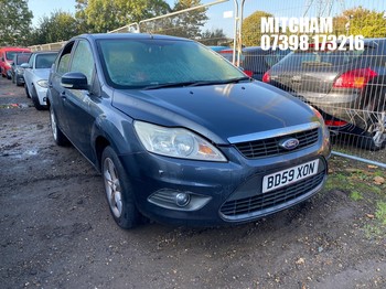 Location: Mitcham - 2010 FORD FOCUS ZETEC 125 5 Door Hatchback REG: BD59XON, Keys: No, MOT Expiry date: 23/02/2026, 1798 Petrol, 5 Speed Manual Petrol, Former Keepers: 7