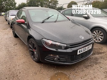 Location: Mitcham - 2008 VOLKSWAGEN SCIROCCO GT S-A Coupe REG: MA58UST, Keys: No, MOT Expiry date: 03/09/2026, 1984 Petrol, 6 Speed Semi Auto Petrol, Former Keepers: 9