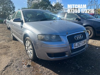 Location: Mitcham - 2007 AUDI A3 SPECIAL EDITION 3 Door Hatchback REG: GJ57GWN, Keys: No, MOT Expiry date: 27/09/2026, 1595 Petrol, 5 Speed Manual Petrol, Former Keepers: 7