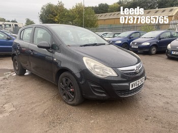 Location: Leeds - 2012 VAUXHALL CORSA EXC-IV AC CDTIEFLEX 5 Door Hatchback REG: WV62CKD, Keys: No, MOT Expiry date: 20-10-2026, 1248 Diesel, 5 Speed Manual Diesel, Former Keepers: 13