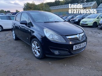 Location: Leeds - 2009 VAUXHALL CORSA SXI INTOUCH 5 Door Hatchback REG: DE09OJO, Keys: No, MOT Expiry date: 17-06-2027, 1229 Petrol, 5 Speed Manual Petrol, Former Keepers: 4